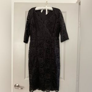 Black lace dress